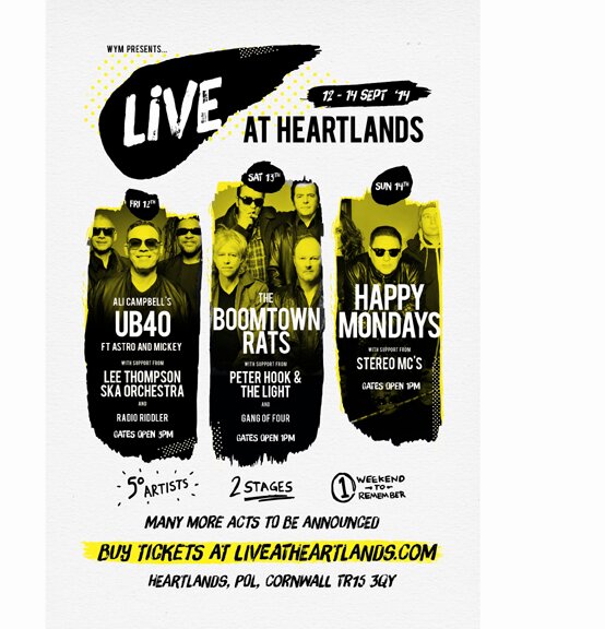 Live at Heartlands is coming…..12th – 14th September